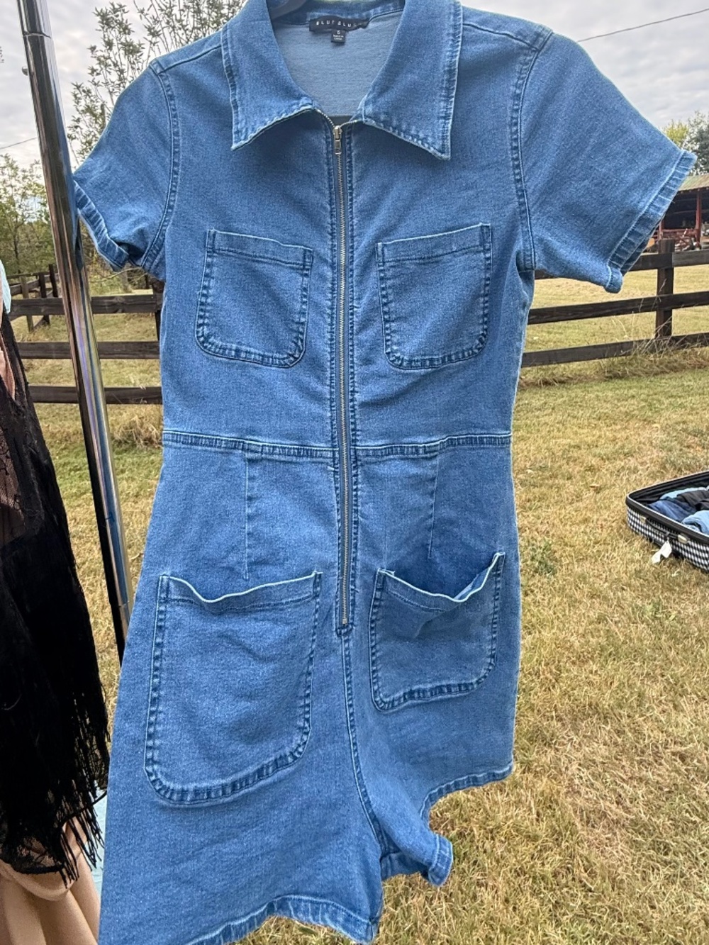 Blue Jean Romper